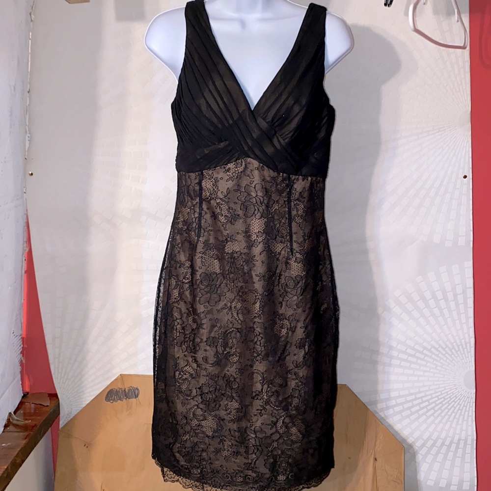Black dress with lace size 10 by Jones Wear Dress (JCPenny)